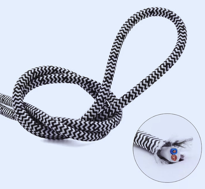 Câble Électrique pour Lampe Suspendue en textile — accessoire Plafonniers Design