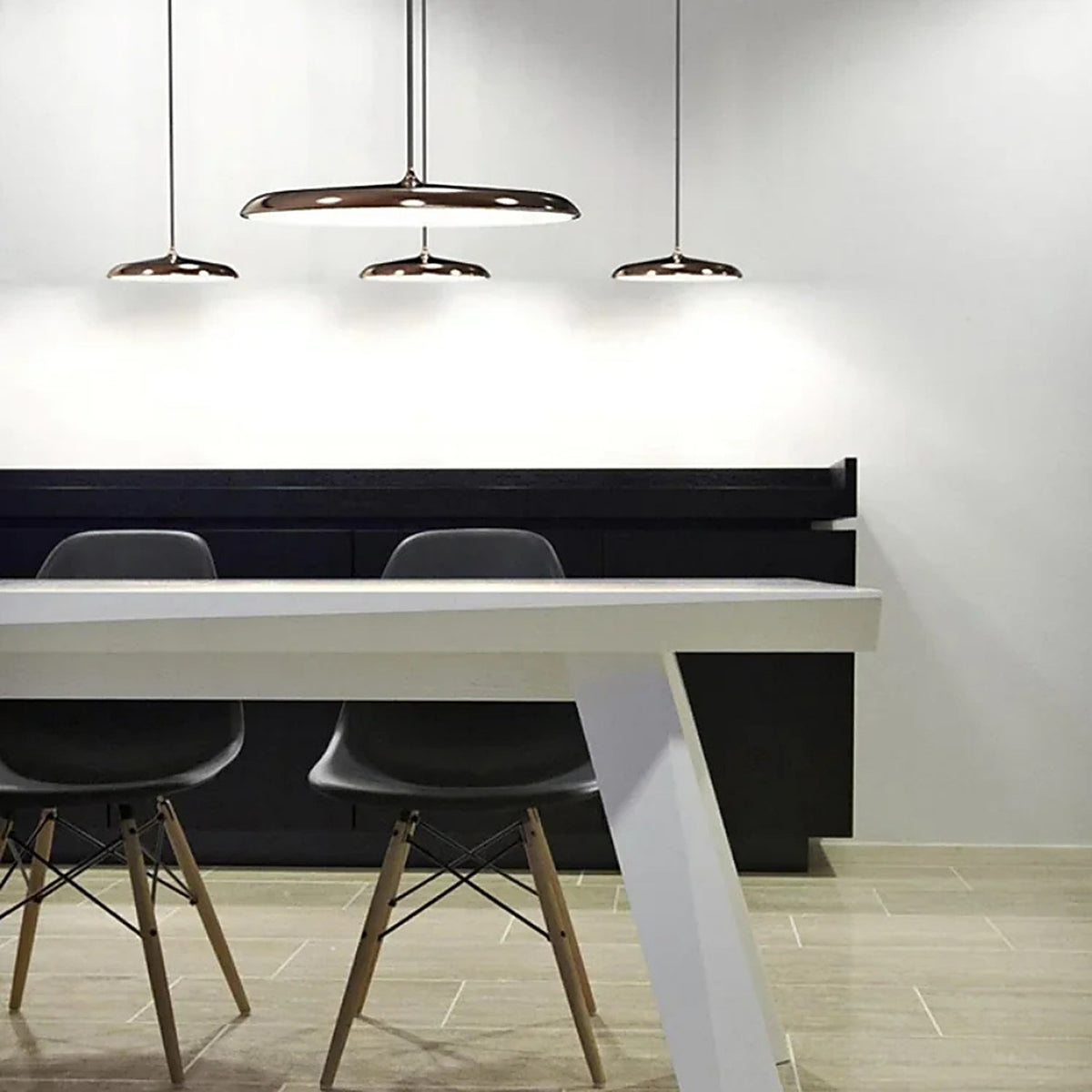 Lampe plafond suspendue en métal – design ovni moderne — plafonnier Plafonniers Design