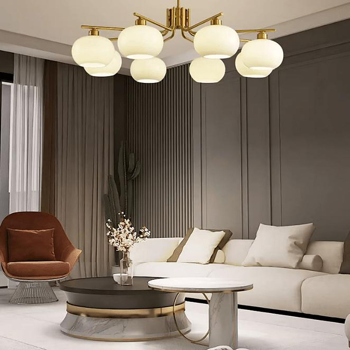 Lustre moderne suspension design pour salon — lustre Plafonniers Design