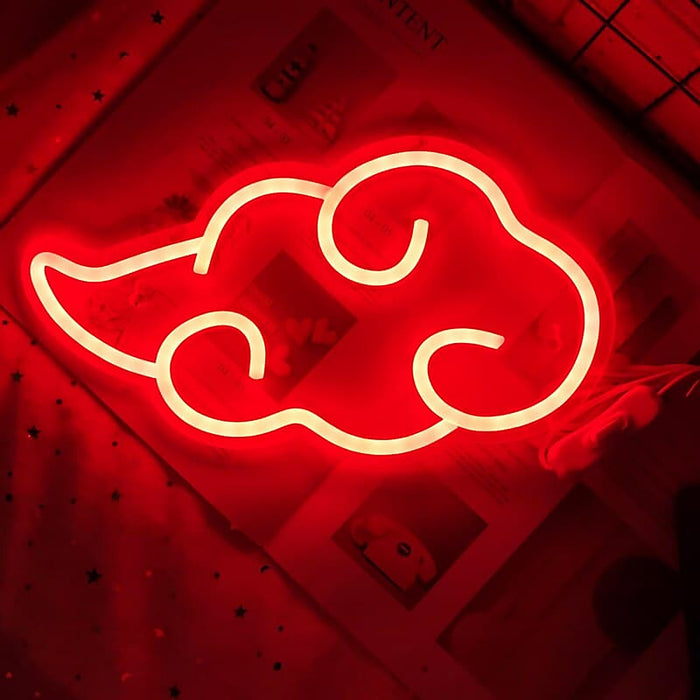 Neon mural en forme de nuage japonais — plafonnier Plafonniers Design