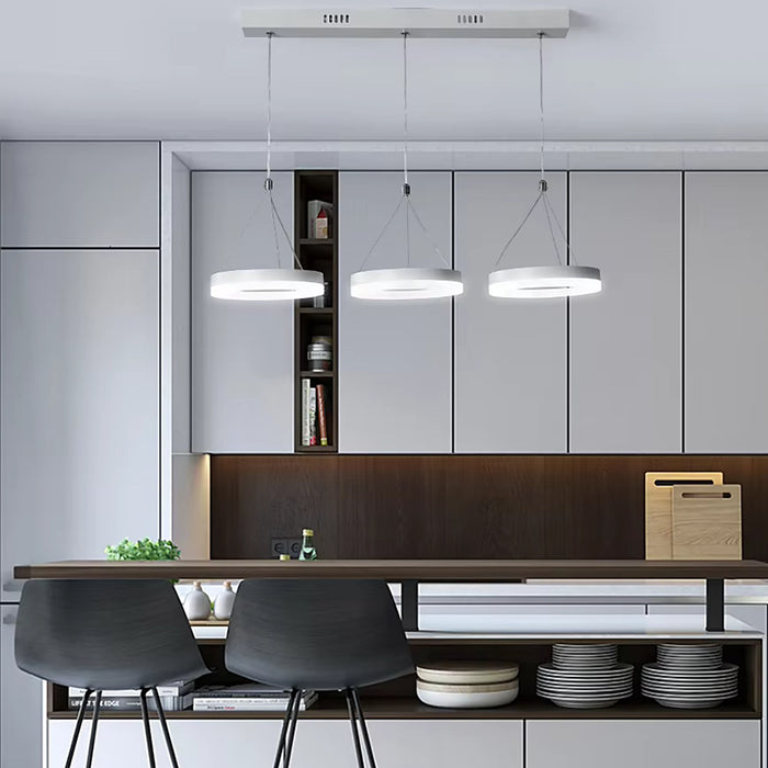 Plafonnier Art Déco Rond LED – Modèle à 3 Lampes — plafonnier Plafonniers Design