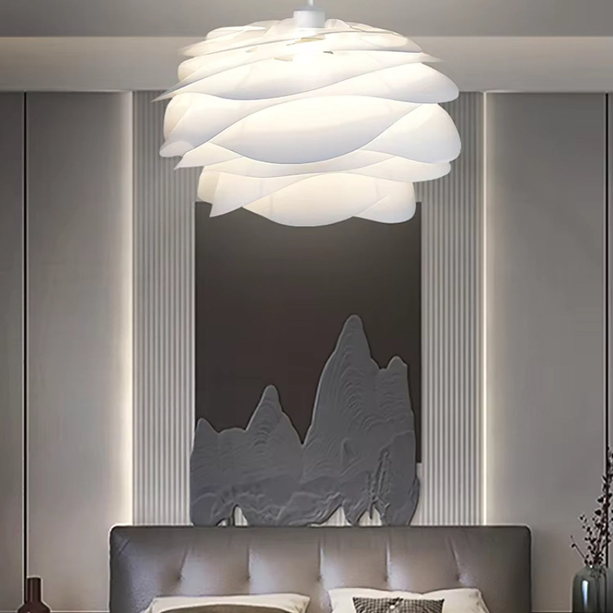 Plafonnier au design danois en forme de rose — plafonnier Plafonniers Design