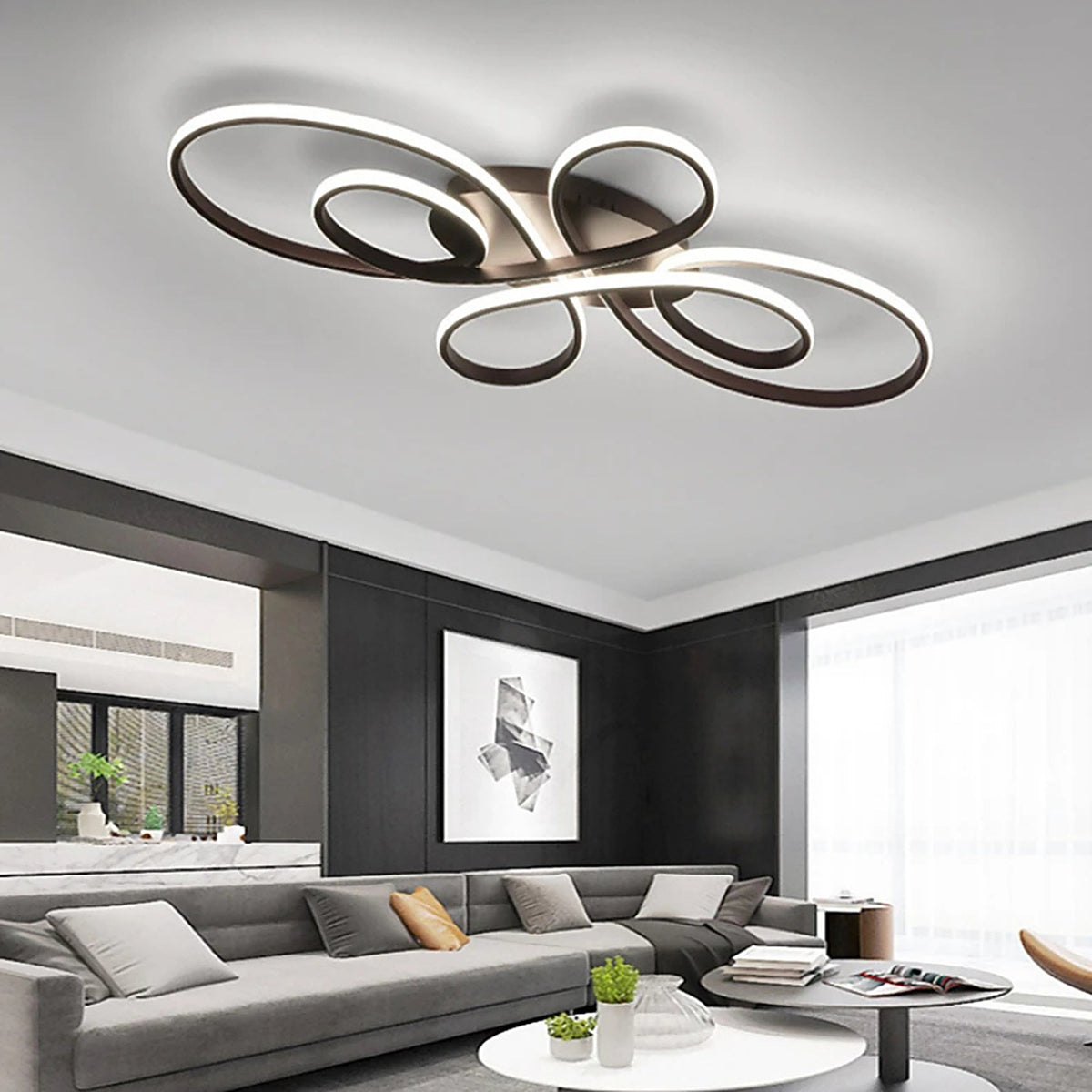 Plafonnier contemporain en Aluminium — plafonnier Plafonniers Design
