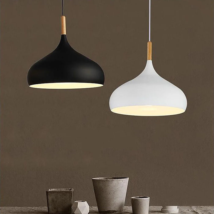 Plafonnier goutte suspendue en métal industriel — plafonnier Plafonniers Design