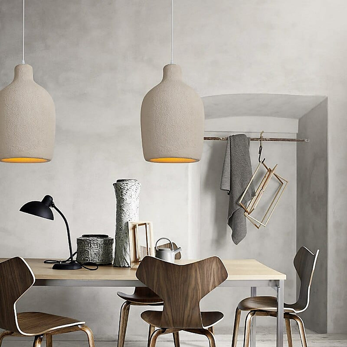 Plafonnier minimaliste boheme en forme de vase — plafonnier Plafonniers Design