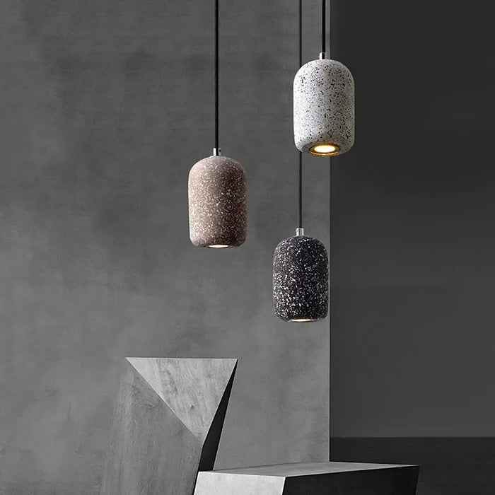 Plafonnier naturel Led en pierre — plafonnier Plafonniers Design