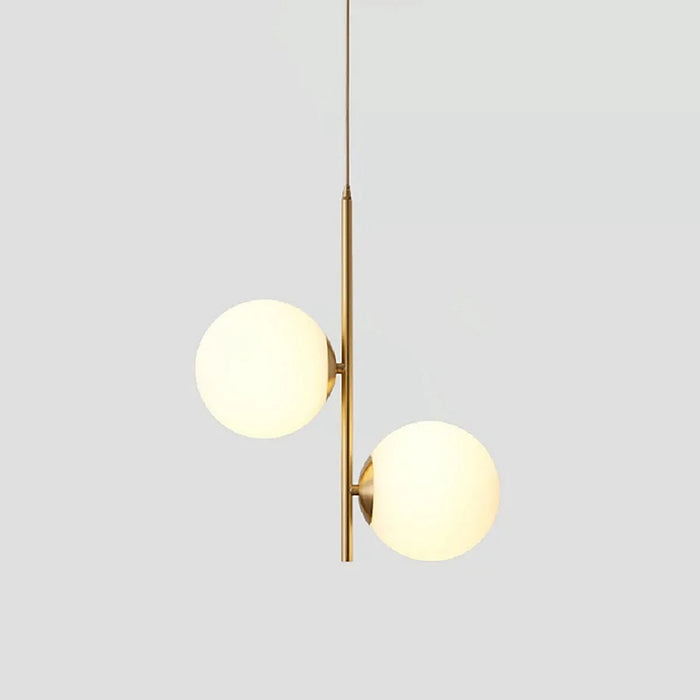 Plafonnier nordique suspendu en forme de boule acrylique — plafonnier Plafonniers Design