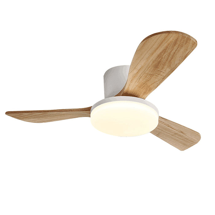 Ventilateur plafonnier en bois flotté — plafonnier Plafonniers Design