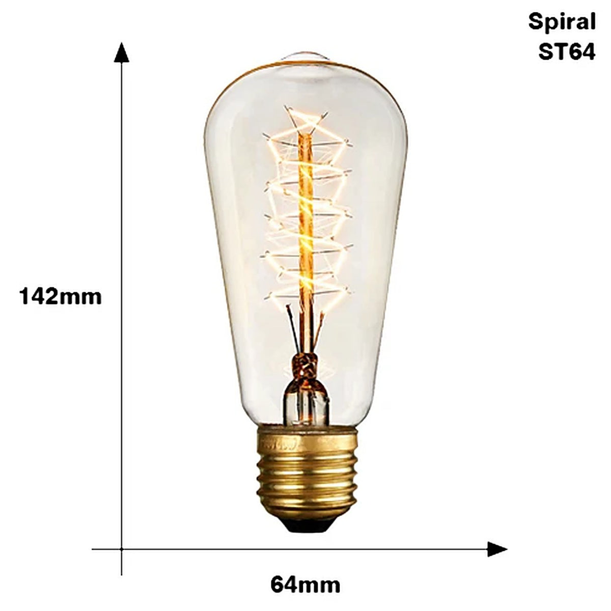 Ampoule à filaments incandescents vintage — accessoire Plafonniers Design – vue 3