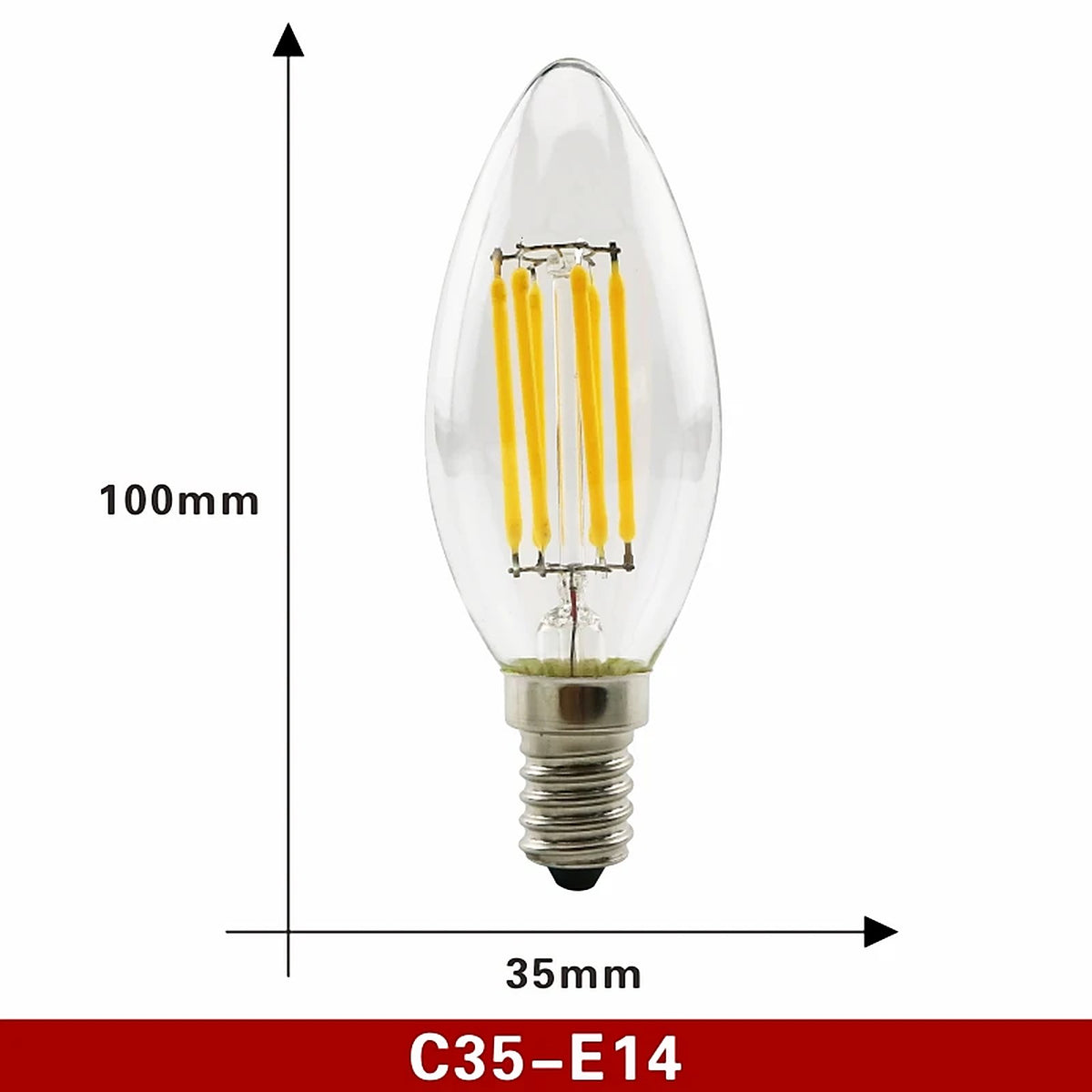 Ampoule décorative E27 avec socle en bois — accessoire Plafonniers Design – vue 5