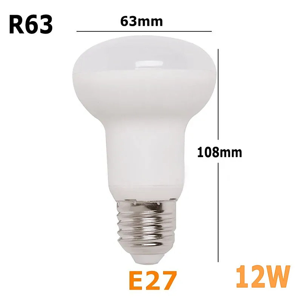 Ampoule économie d'énergie R80 E27 220V 6W — accessoire Plafonniers Design – vue 5