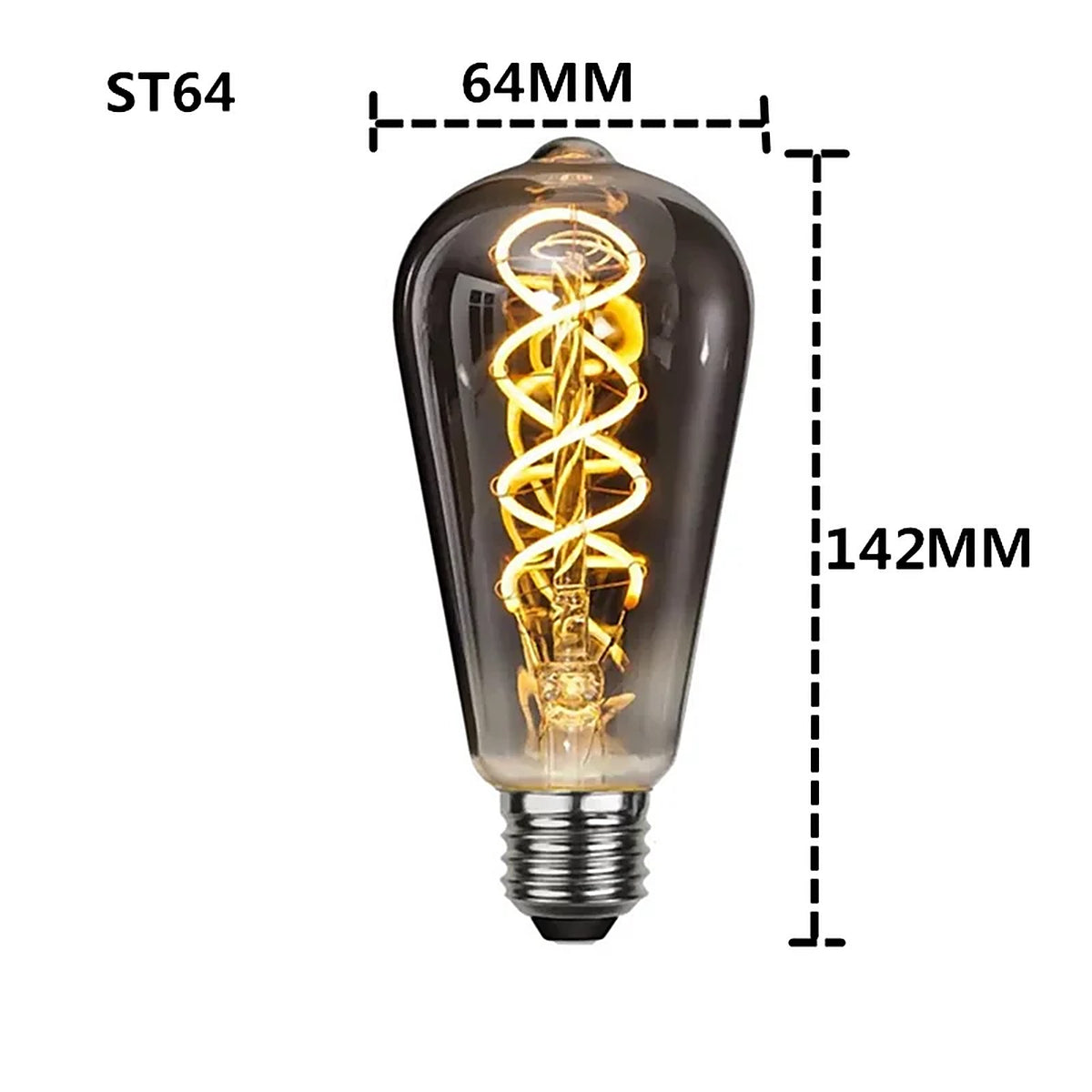Ampoule LED E27 à filament — accessoire Plafonniers Design – vue 3