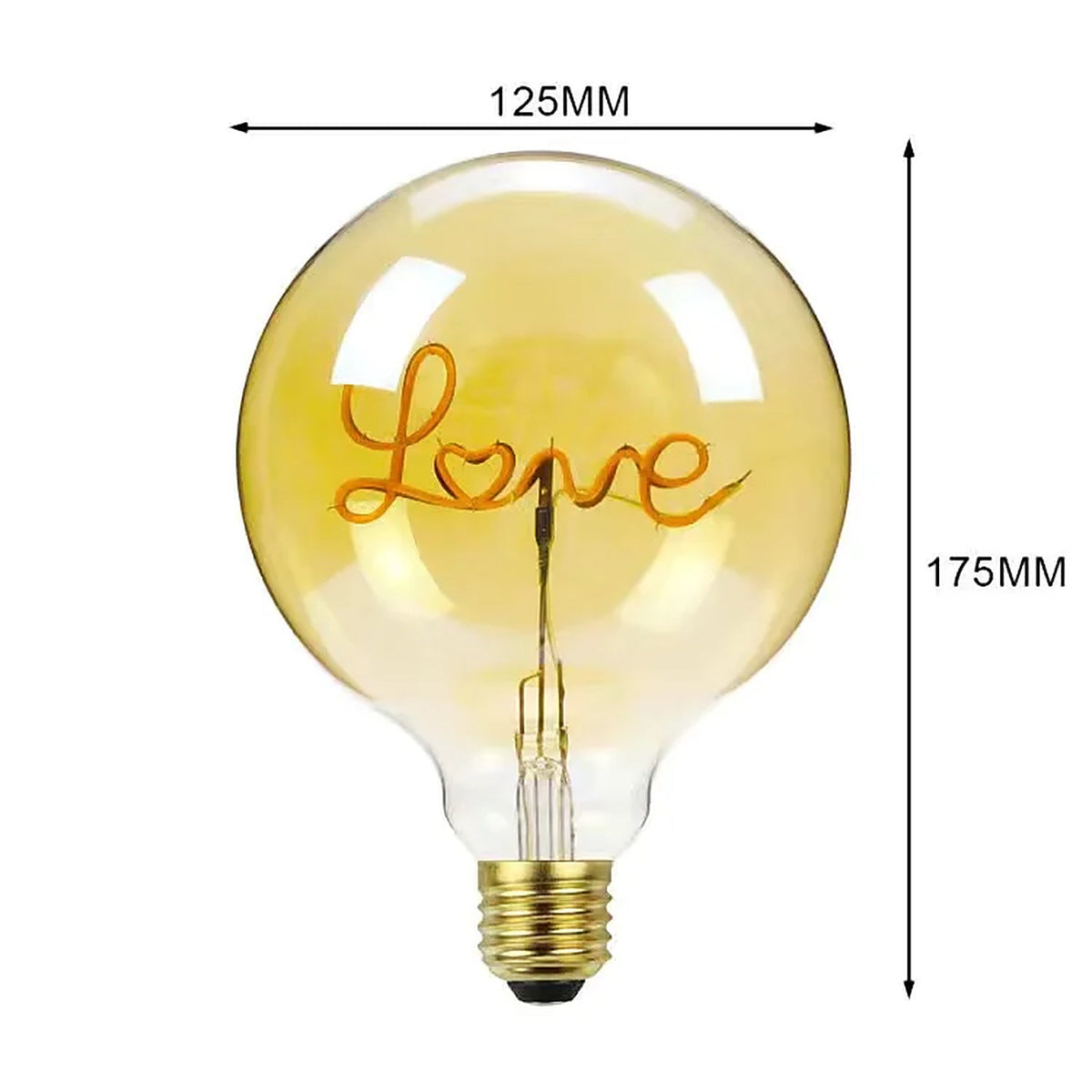 Ampoule rétro LED Edison E27 — accessoire Plafonniers Design – vue 3