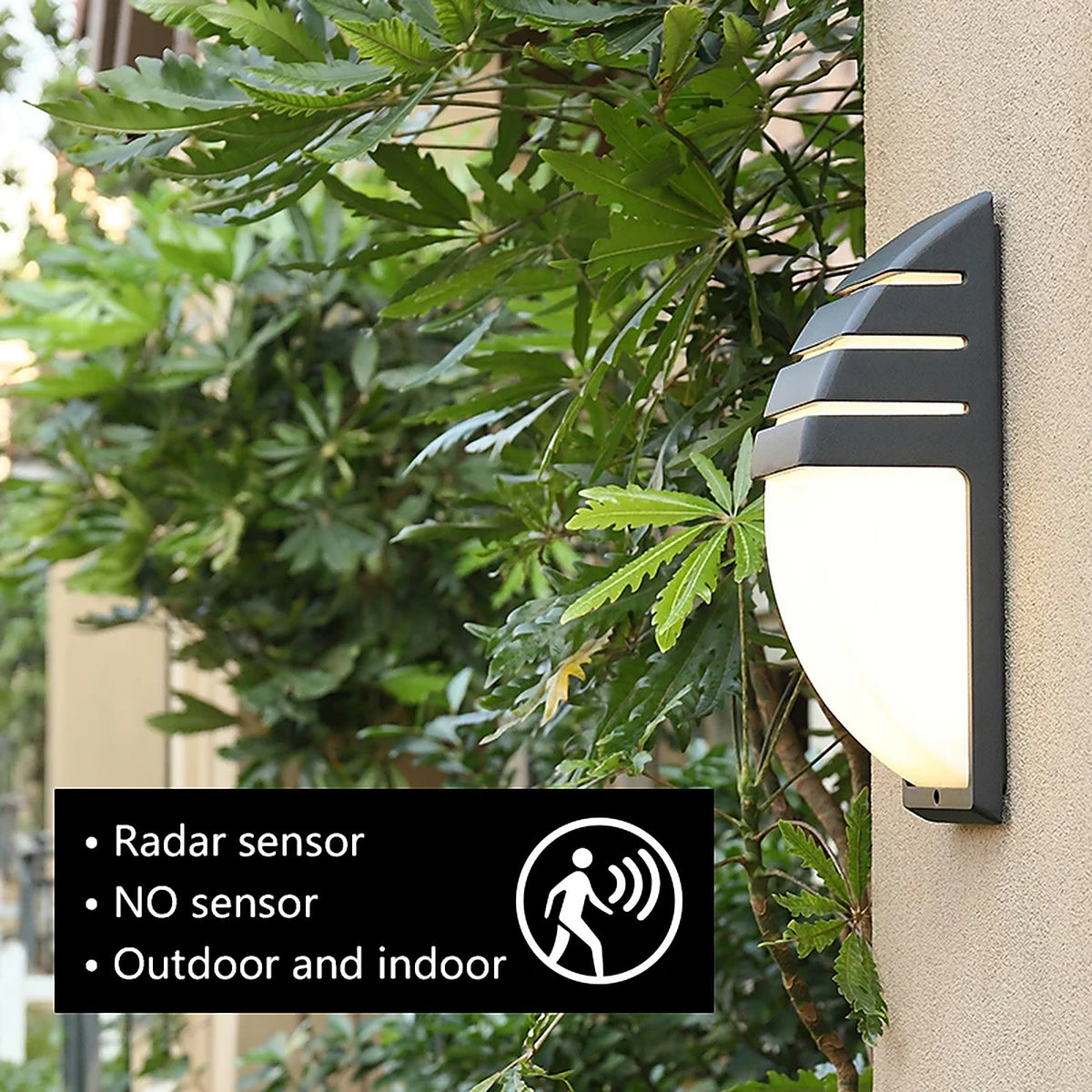 Applique extérieur avec détecteur de mouvement pour terrasse — applique murale Plafonniers Design – vue 3