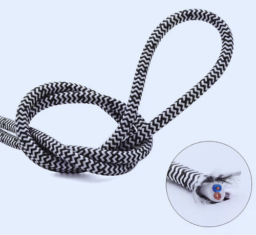 Câble Électrique pour Lampe Suspendue en textile — accessoire Plafonniers Design