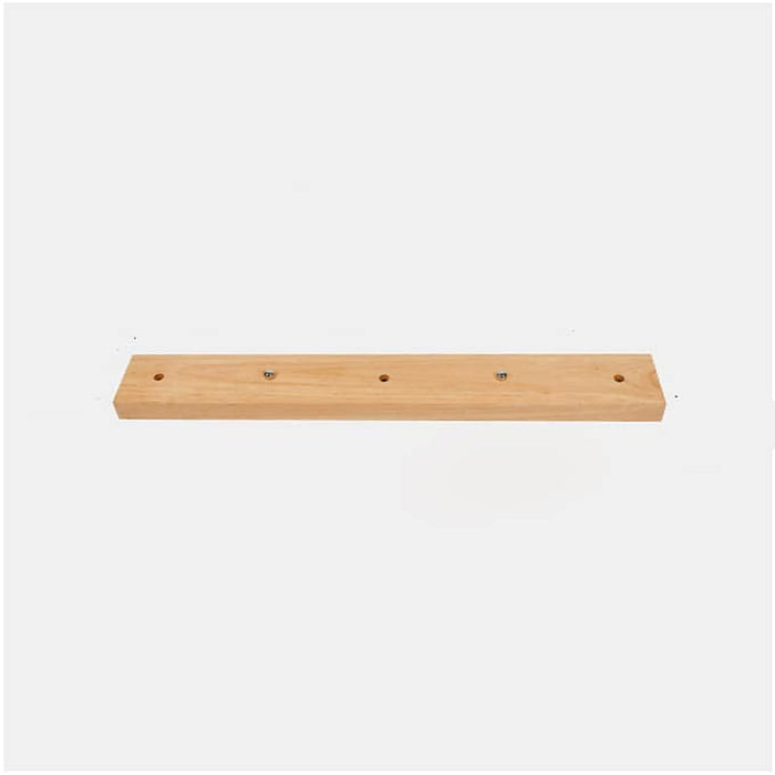 Fixation de lampe artisanale en bois naturel — accessoire Plafonniers Design