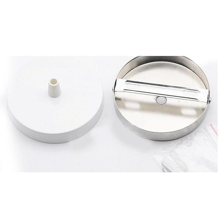 Fixation de plafond blanche en fer pour plafonnier suspendu — accessoire Plafonniers Design