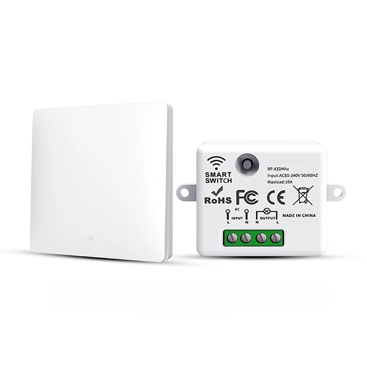 Interrupteur sans fils simple pour maison intelligente — accessoire Plafonniers Design