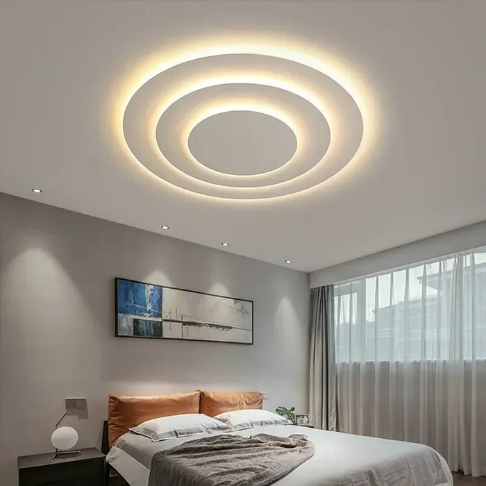 Lustre de chambre ondulé nordique — lustre Plafonniers Design