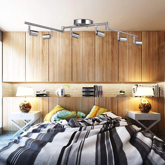 Plafonnier 4 spots orientables – Éclairage moderne et polyvalent — lustre Plafonniers Design