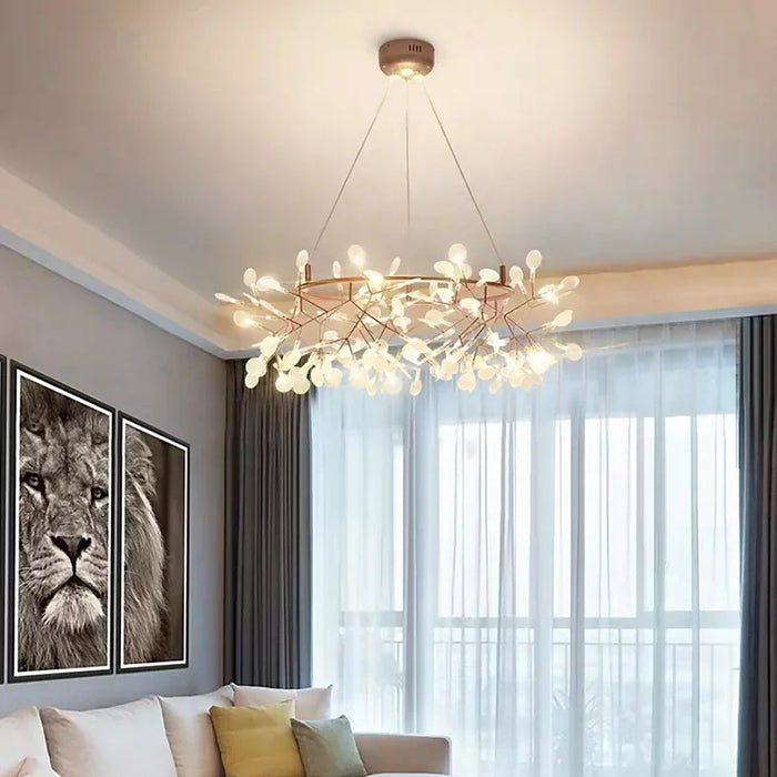 Plafonnier feuille circulaire — plafonnier Plafonniers Design