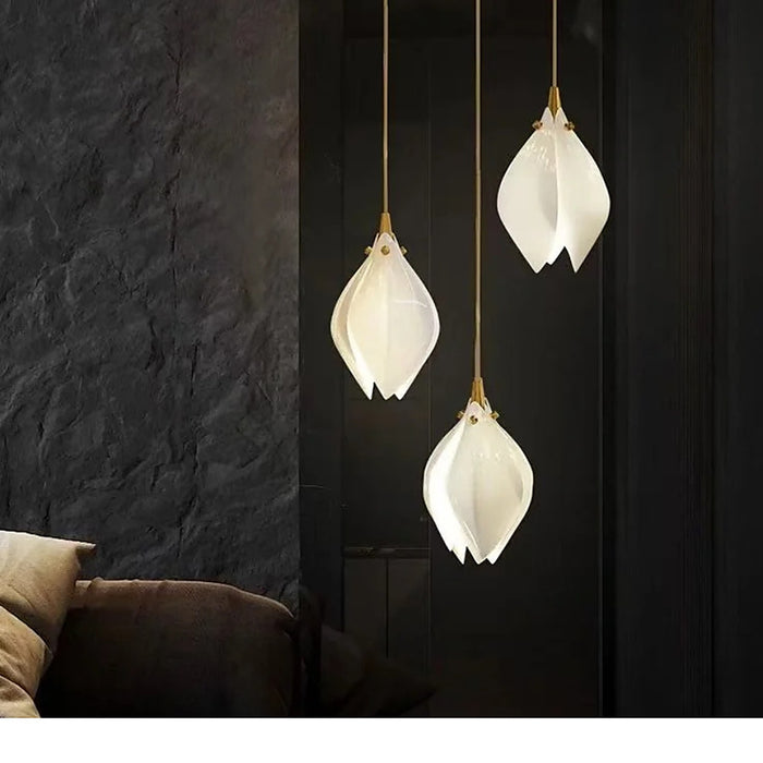 Plafonnier feuille suspendu décoratif — plafonnier Plafonniers Design