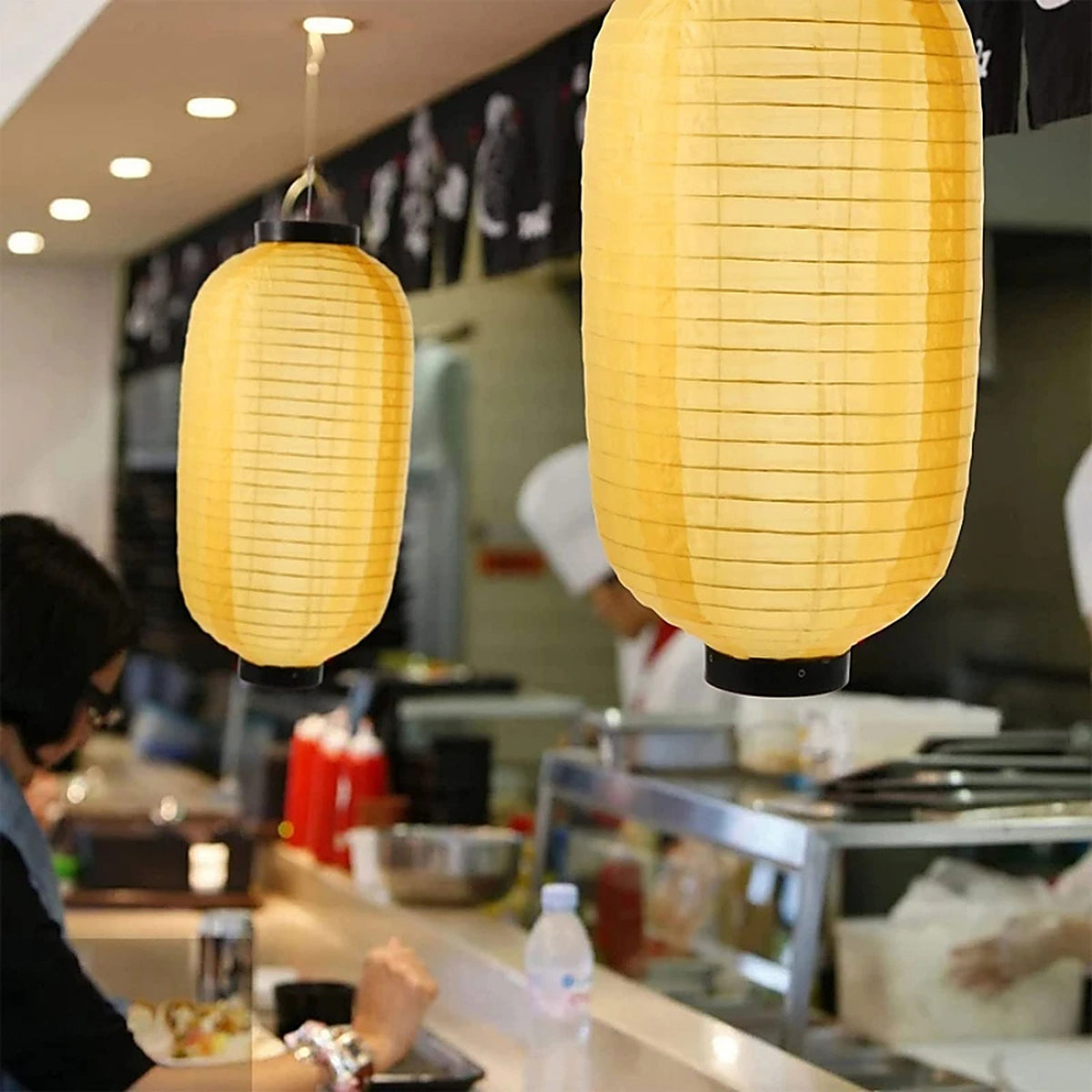 Plafonnier japonais lanternes décoratives imperméables — plafonnier Plafonniers Design