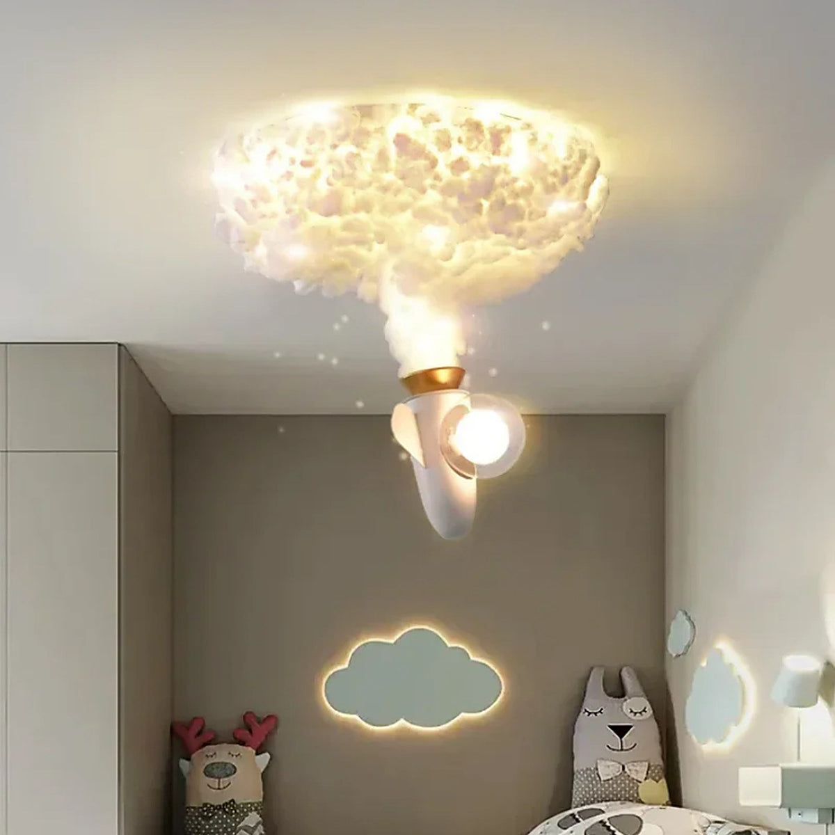Plafonnier led à Jet Rocket pour enfants — plafonnier Plafonniers Design