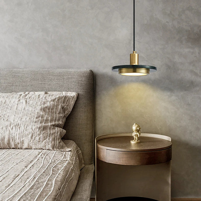 Plafonnier LED au design pierre de marbre — plafonnier Plafonniers Design
