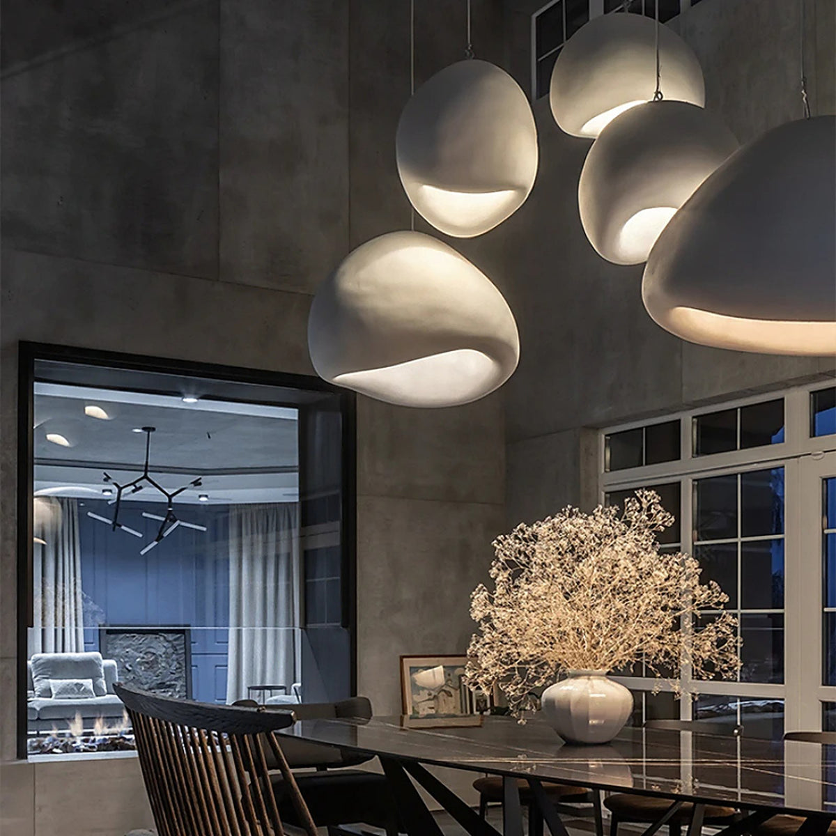 Plafonnier naturel nordique — plafonnier Plafonniers Design