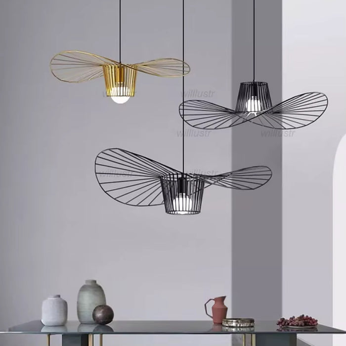 Suspension Chapeau style Vertigo en fer — plafonnier Plafonniers Design